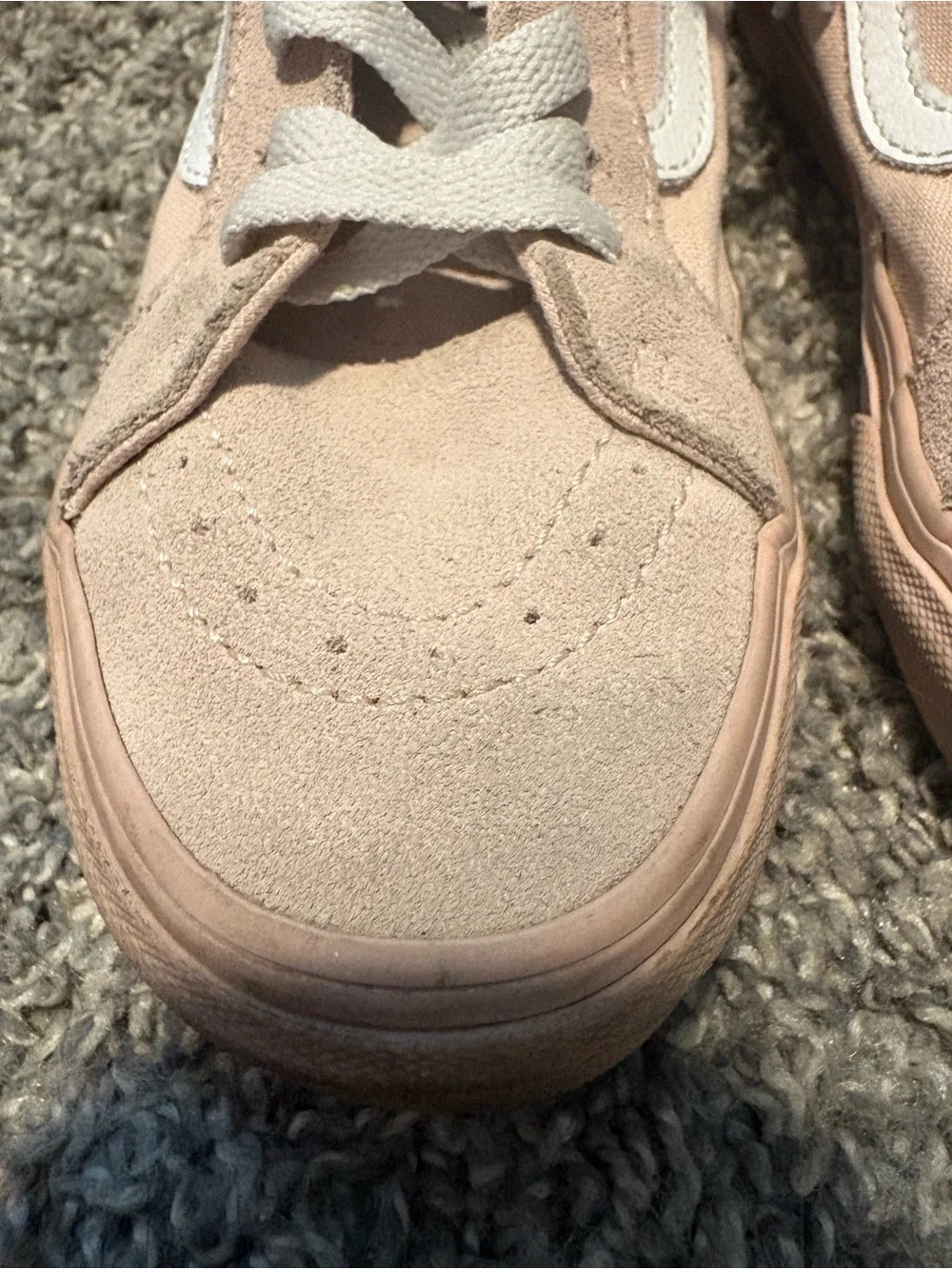 Vans Pink Suede High-Top Sneakers